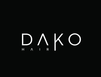 DaKo Hair logo design by Louseven