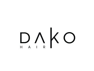 DaKo Hair logo design by Louseven