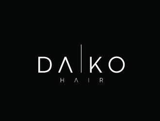 DaKo Hair logo design by Louseven