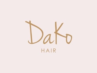 DaKo Hair logo design by Abril