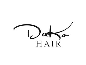 DaKo Hair logo design by Abril