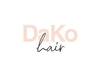 DaKo Hair logo design by Abril