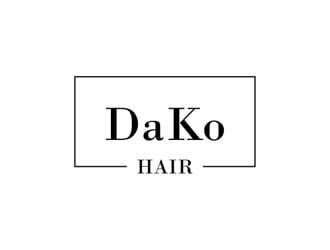 DaKo Hair logo design by Abril