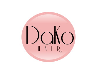 DaKo Hair logo design by Greenlight