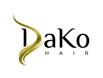 DaKo Hair logo design by mutafailan