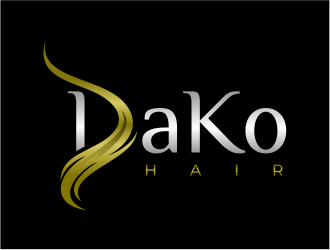 DaKo Hair logo design by mutafailan