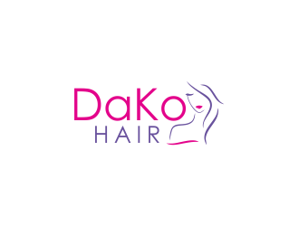 DaKo Hair logo design by bismillah