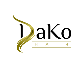 DaKo Hair logo design by mutafailan