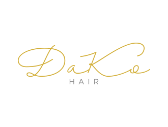 DaKo Hair logo design by lexipej