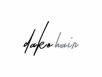 DaKo Hair logo design by hopee