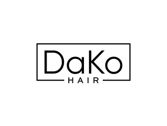 DaKo Hair logo design by excelentlogo