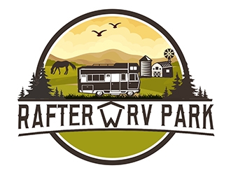 Rafter W RV Park logo design by PrimalGraphics