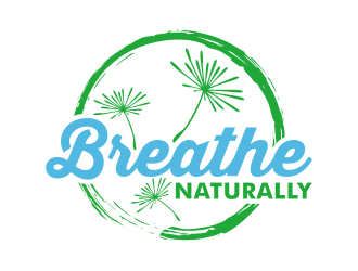 Breathe Naturally logo design by Kruger