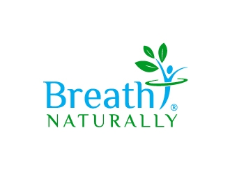 Breathe Naturally logo design by Marianne