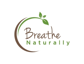 Breathe Naturally logo design by jonggol