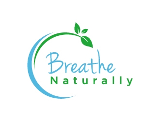 Breathe Naturally logo design by jonggol