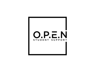 O.P.E.N Student Support logo design by p0peye