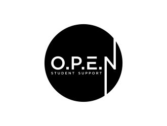 O.P.E.N Student Support logo design by p0peye