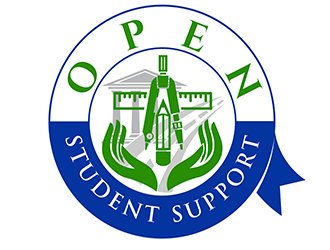 O.P.E.N Student Support logo design by 3Dlogos