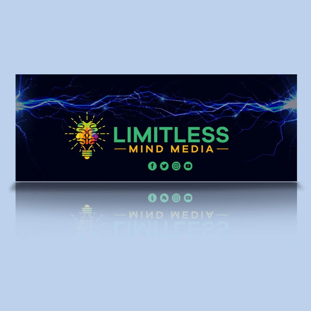 Limitless Mind Media logo design by chad™