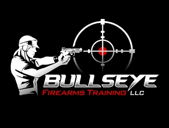 Bullseye Firearms Training LLC logo design by DreamLogoDesign