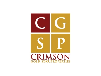 Crimson Gold Star Properties logo design by Creativeminds