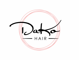 DaKo Hair logo design by Lafayate