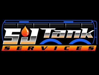 SJ Tank Services  logo design by Suvendu