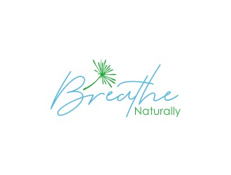 Breathe Naturally logo design by giphone