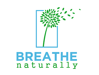 Breathe Naturally logo design by logolady