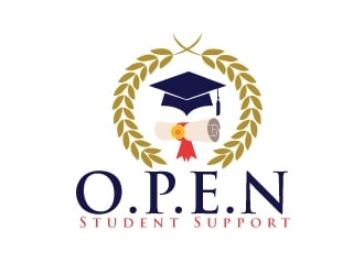 O.P.E.N Student Support logo design by AamirKhan