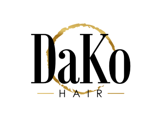 DaKo Hair logo design by GemahRipah