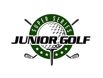 Junior Golf Super Series logo design by kunejo