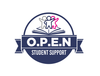 O.P.E.N Student Support logo design by YONK