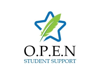 O.P.E.N Student Support logo design by il-in