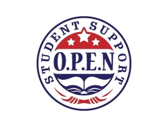 O.P.E.N Student Support logo design by il-in