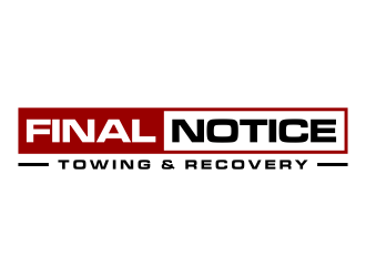 Final Notice Towing & Recovery logo design by p0peye