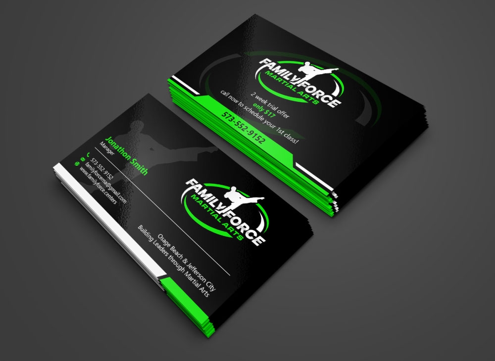 Family Force Martial Arts logo design by Boomstudioz