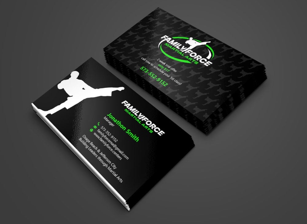 Family Force Martial Arts logo design by Boomstudioz
