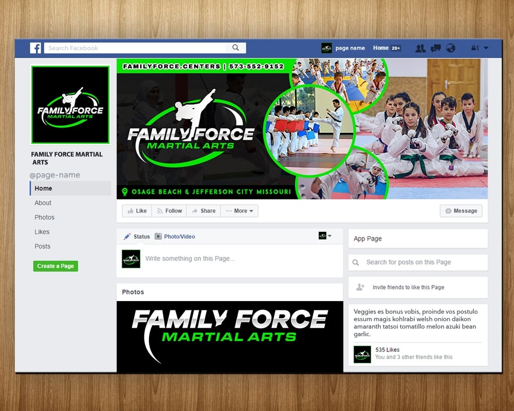 Family Force Martial Arts logo design by MastersDesigns
