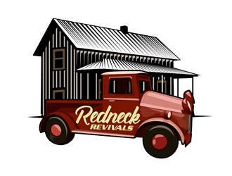 Redneck Revivals  logo design by DreamLogoDesign