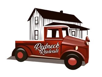 Redneck Revivals  logo design by DreamLogoDesign