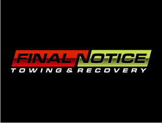 Final Notice Towing & Recovery logo design by puthreeone