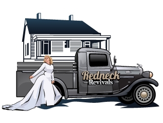 Redneck Revivals  logo design by LucidSketch