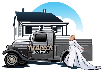 Redneck Revivals  logo design by LucidSketch