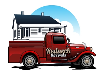 Redneck Revivals  logo design by LucidSketch