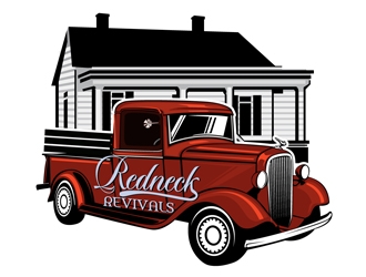 Redneck Revivals  logo design by DreamLogoDesign