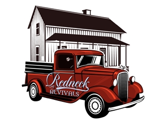 Redneck Revivals  logo design by DreamLogoDesign