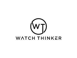 Watch Thinker logo design by ndaru