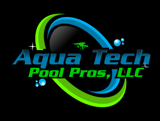 Aqua Tech Pool Pros, LLC logo design by Greenlight